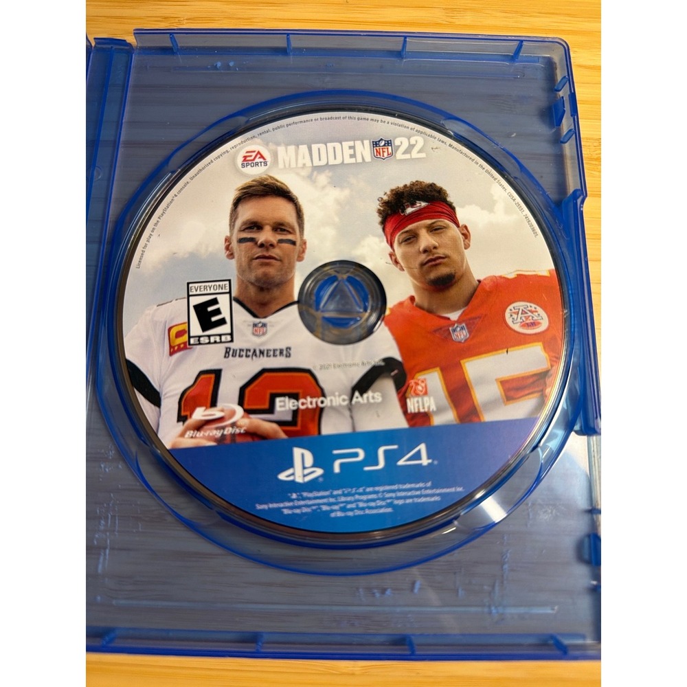 Madden NFL 22 PS4 Tested Working Disc Only Electronic Arts